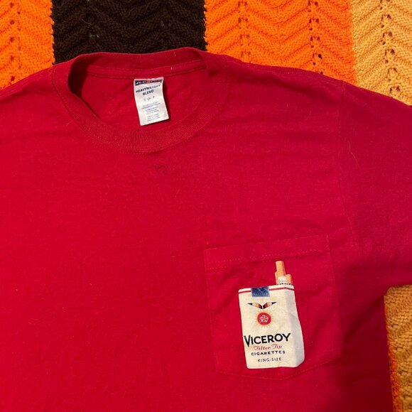 Mac Demarco RARE weird summer print cotton Viceroy pocket tee! - Picture 11 of 14